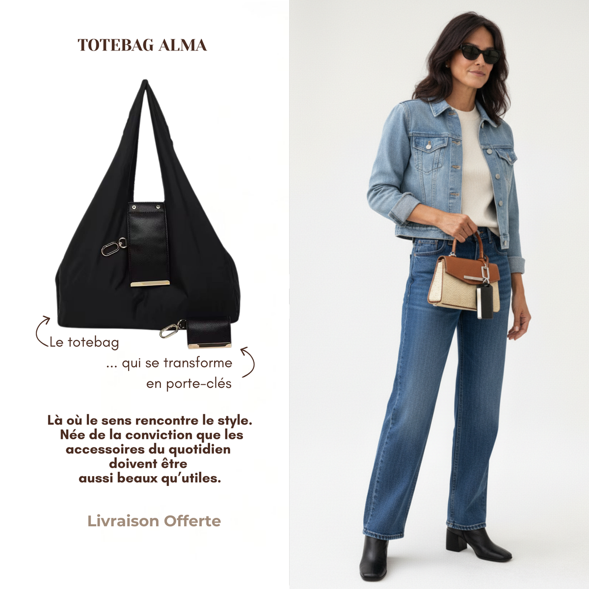 ALMA : LE PORTE-CLÉS TOTEBAG